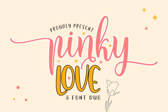 Download Pinky Love Font Duo - Love font Collection